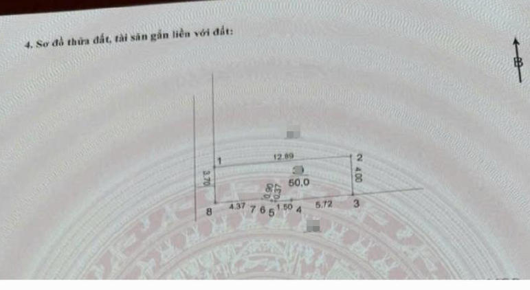 CẦN BÁN MẢNH ĐẤT NỞ HẬU TẠI PHƯỜNG THỤY PHƯƠNG – GẦN PHỐ - GIÁ ĐẦU TƯ